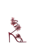René Caovilla Satin Floral Cleo