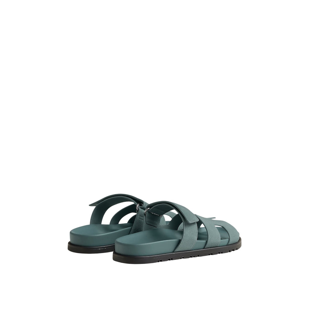 Hermès Chypre Bleu Tonnerre sandals