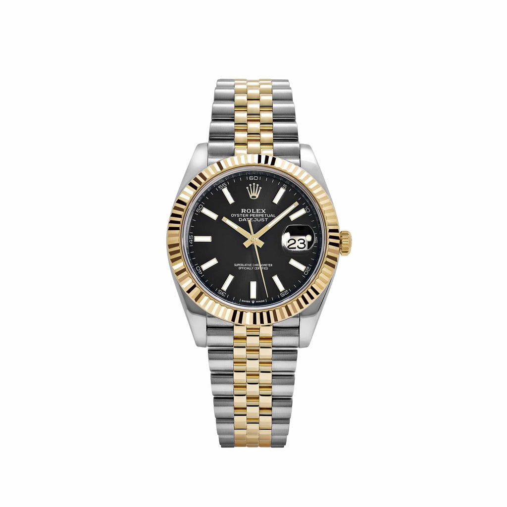 Rolex Datejust 41 Yellow Gold Black Dial