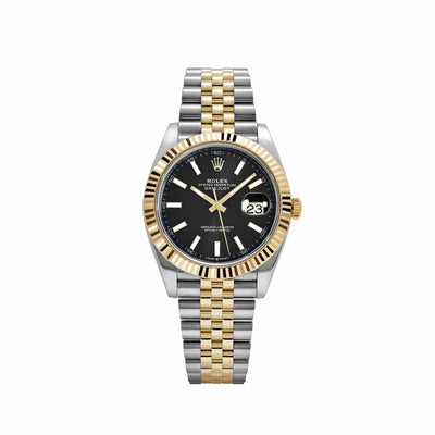 Rolex Datejust 41 Yellow Gold Black Dial