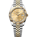 Rolex Datejust 41 Champagne Baton Dial Jubilee