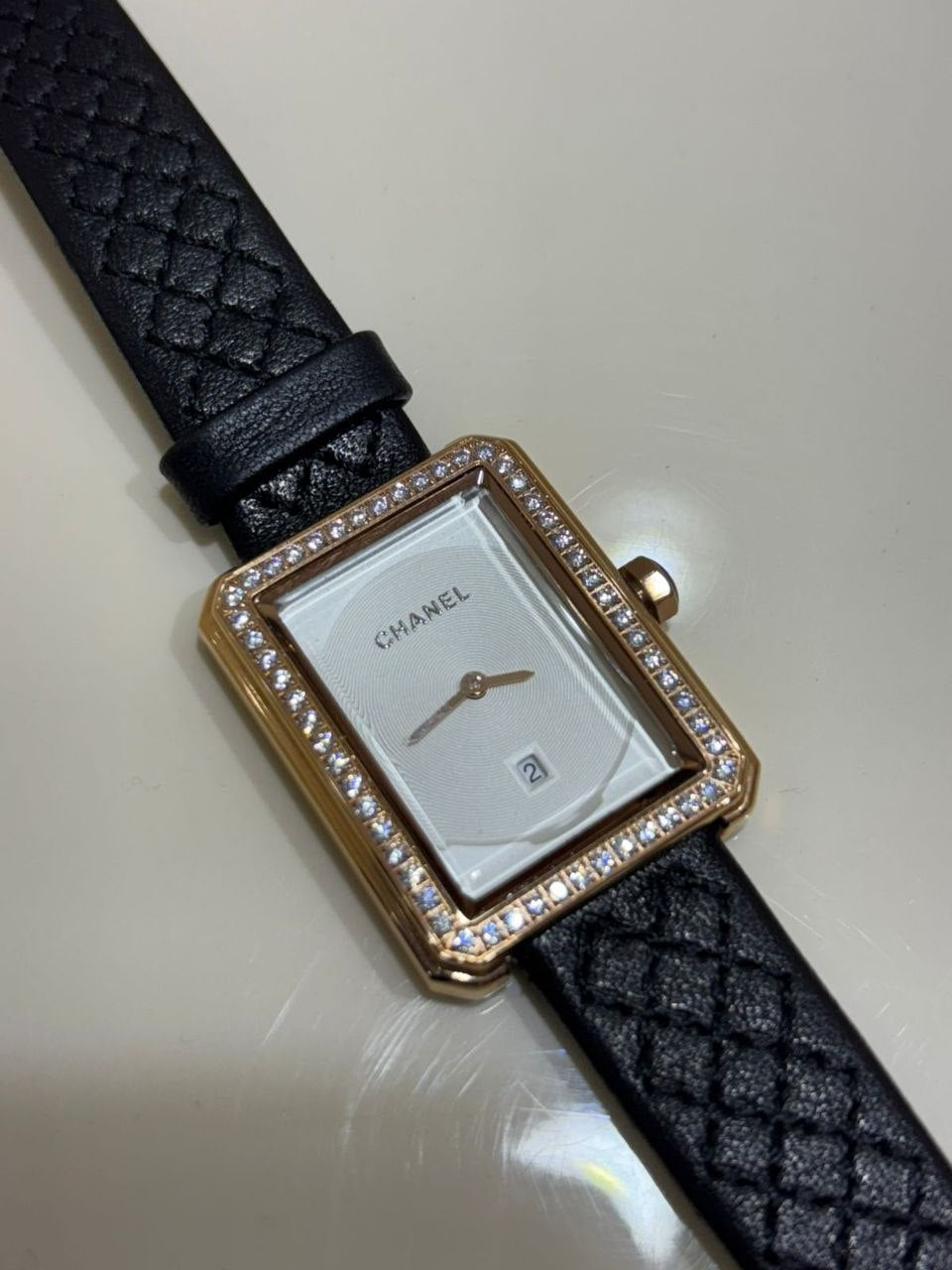 Chanel BOY•FRIEND Beige Gold