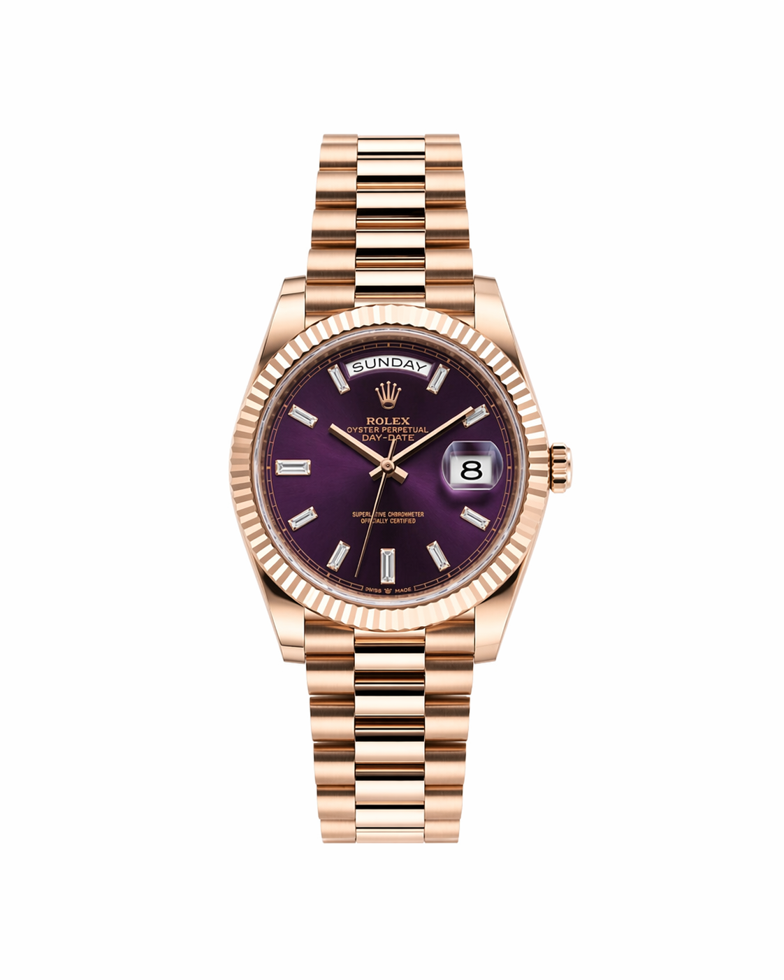 Rolex Daydate 41mm Everose Gold