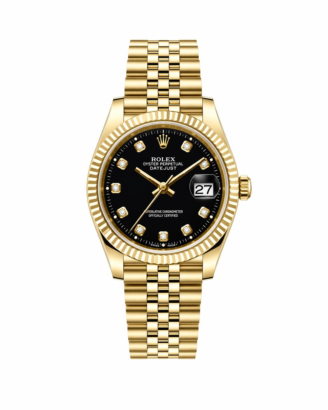 Rolex Oyster Perpetual Datejust Black Dial 41mm