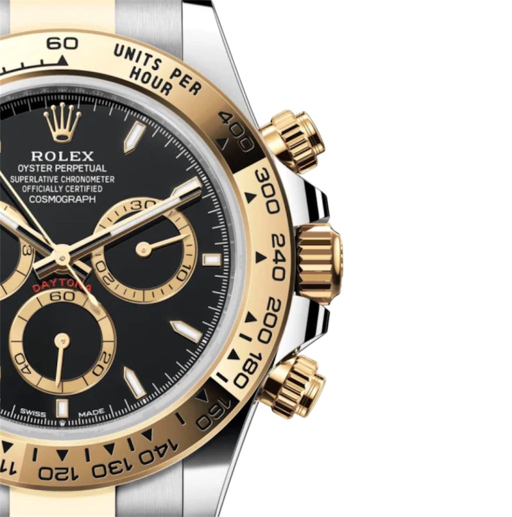 Rolex Cosmograph Daytona Osyter Gold and Black Dial40mm